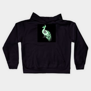 eco phoenix peacock rising ecopop Kids Hoodie